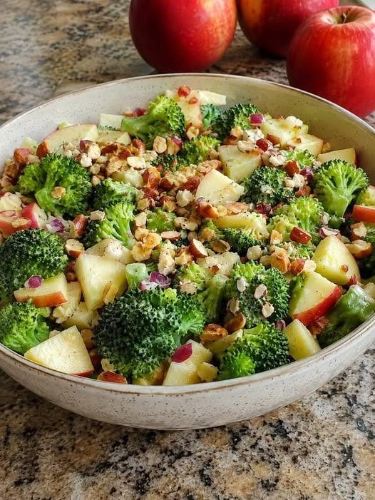 Anti-Inflammatory Honeycrisp Apple Broccoli Salad