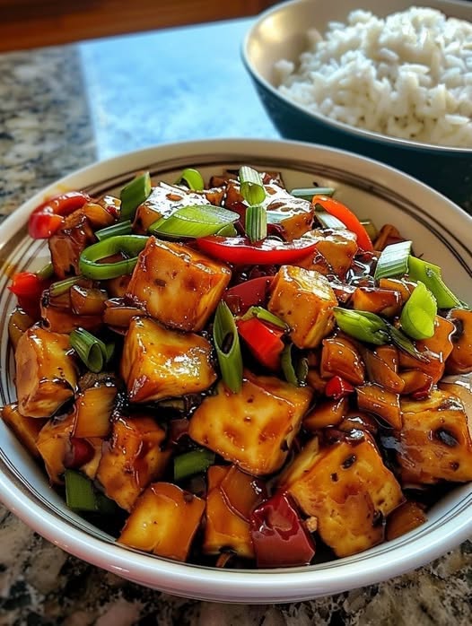 Vegan Kung Pao Tofu