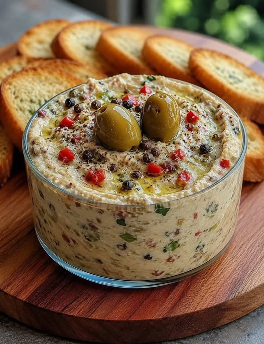 Vegan Green Olive Dip