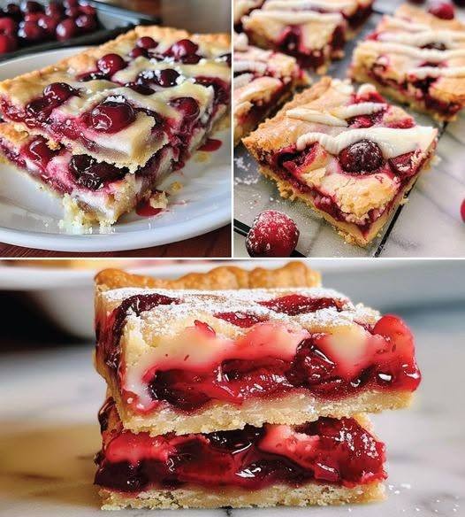 Keto Cherry Pie Bars