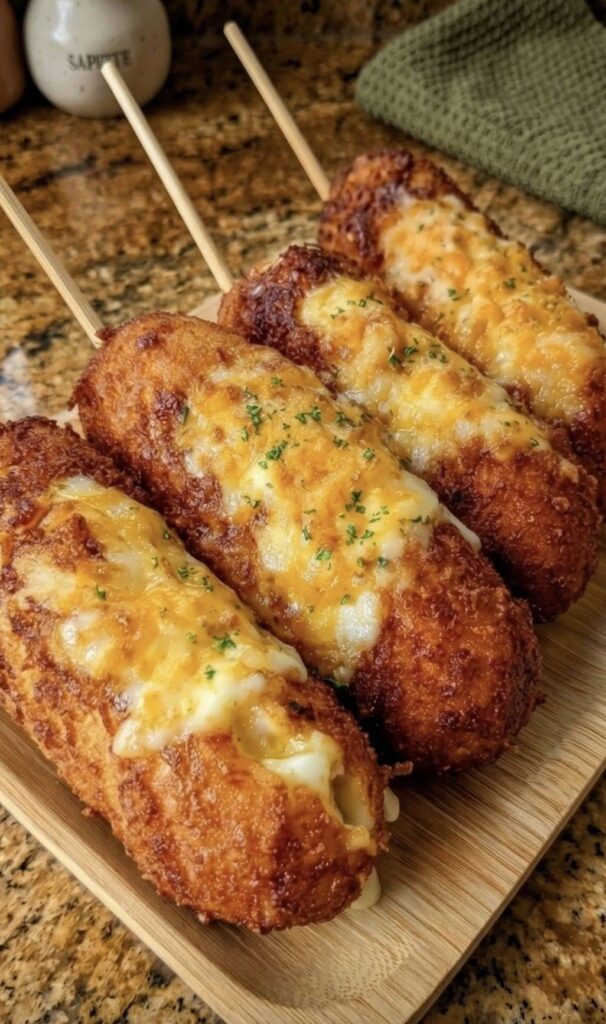 Crispy Golden-Brown Corn Dogs