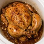 Amish Whole Chicken in Slow Cooker