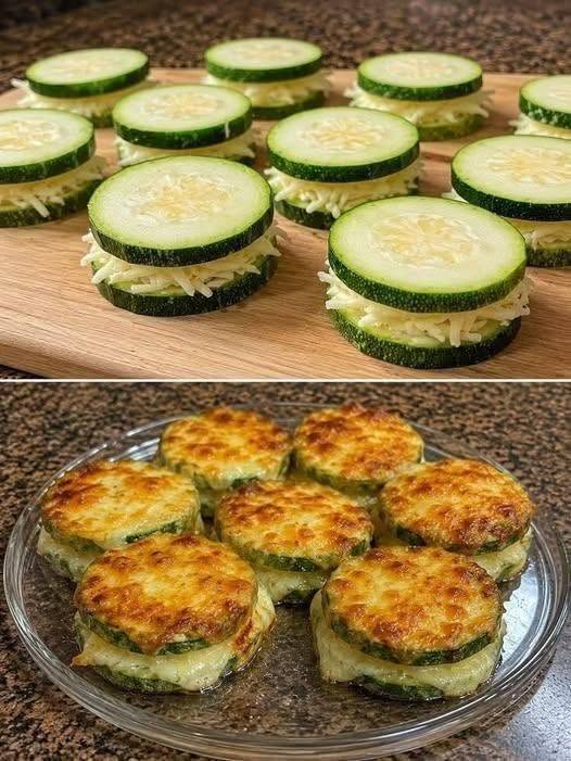 Anti-Inflammatory Cheesy Zucchini Rounds