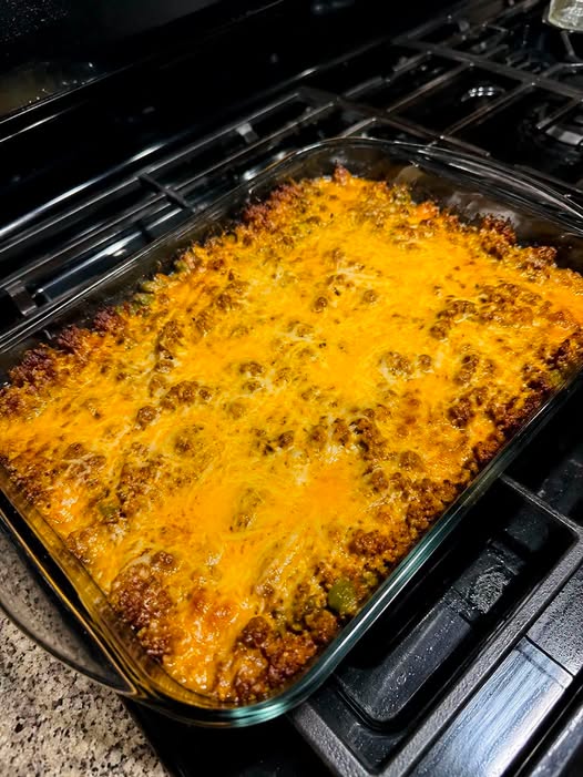 Midnight Taco Melt Casserole