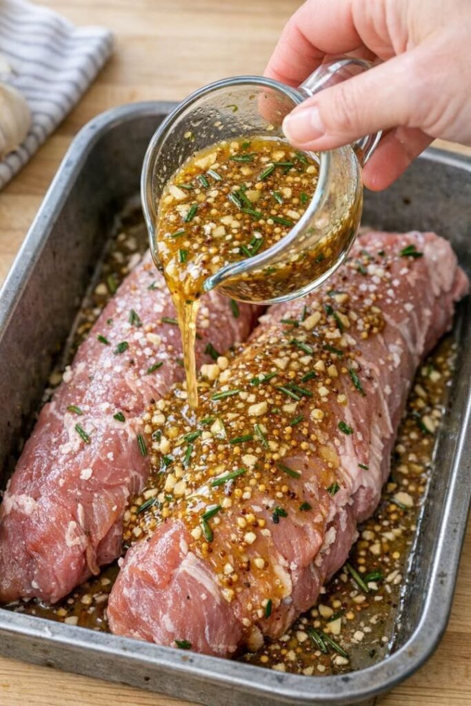 Simple Maple Mustard Oven-Baked Pork Tenderloin