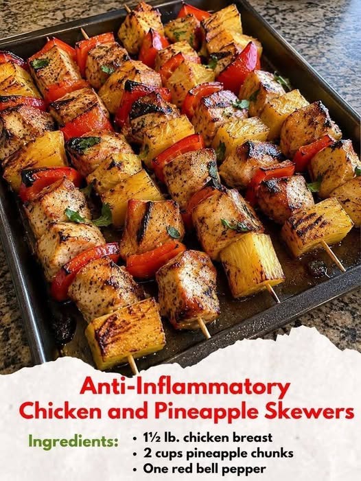 Chicken and Pineapple Skewers