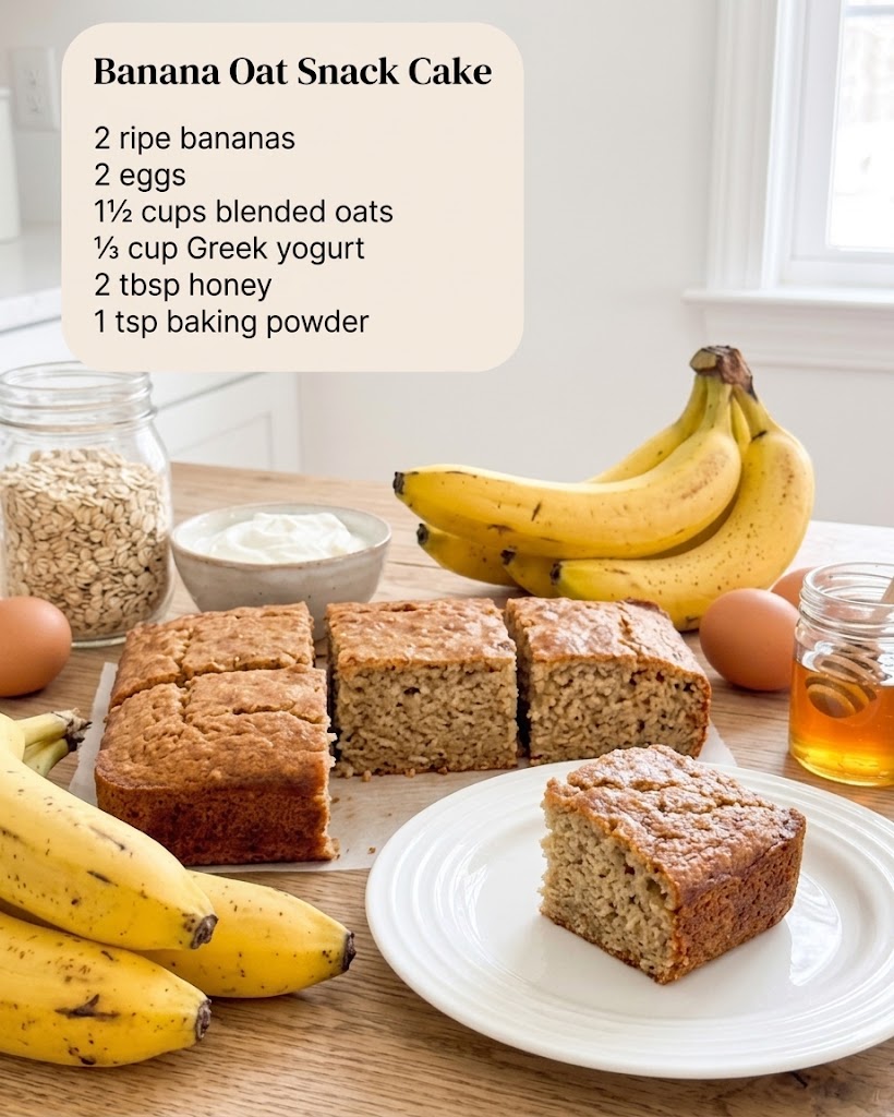 Weight Watchers Banana Oat Snack Cake
