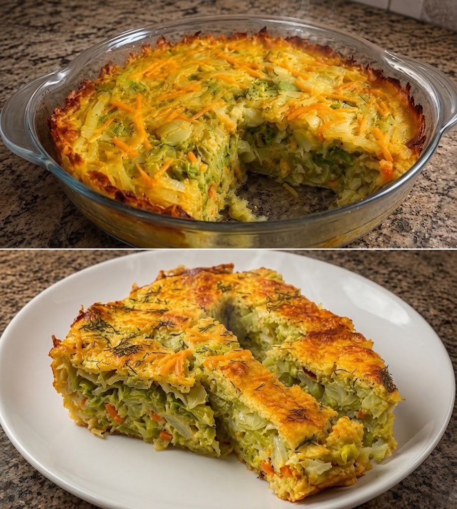 🥬 Vegan Cabbage and Chickpea Pie