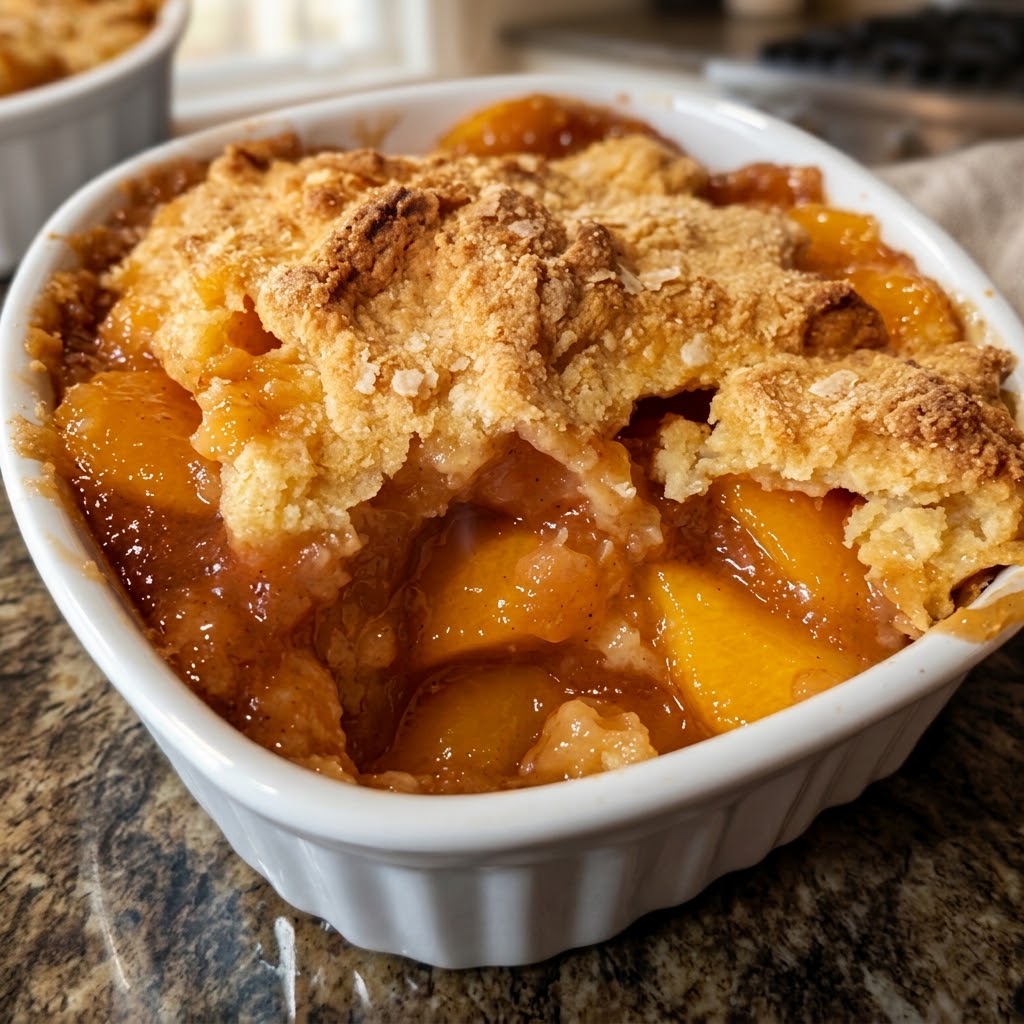 Diabetic-Friendly Peach Cobbler