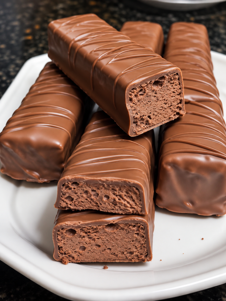 🍫 Keto Chocolate Nougat Bars