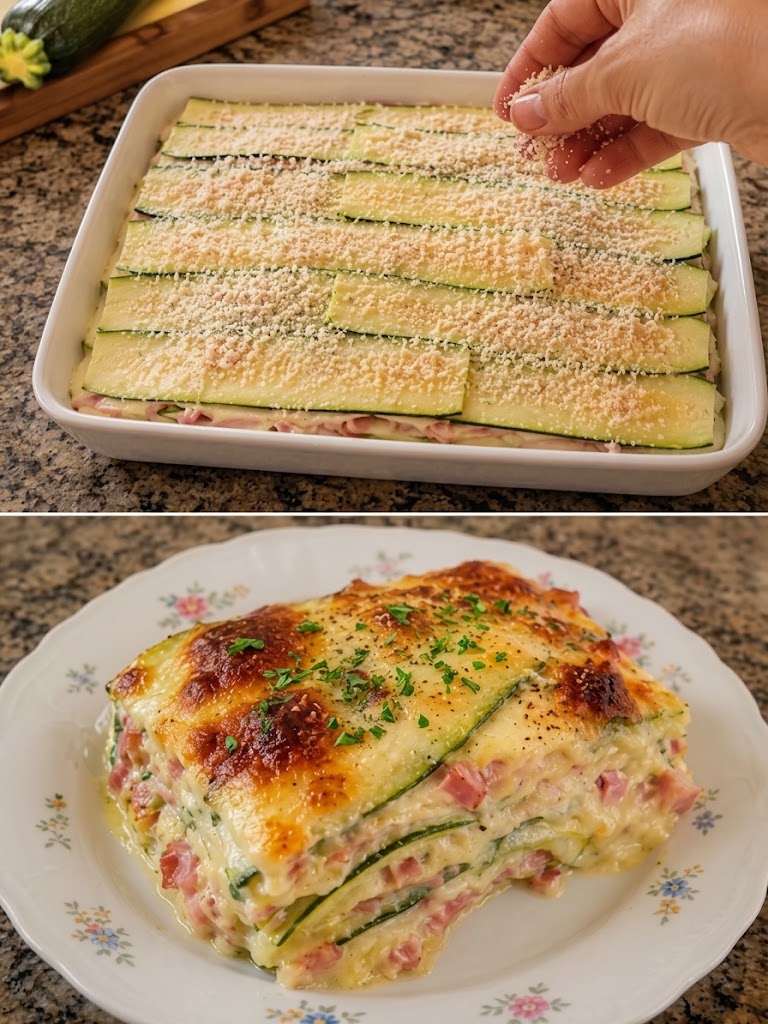 EASY ZUCCHINI PARMESAN
