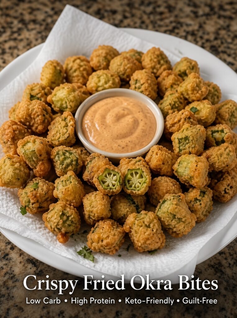 Crispy Fried Okra Bites