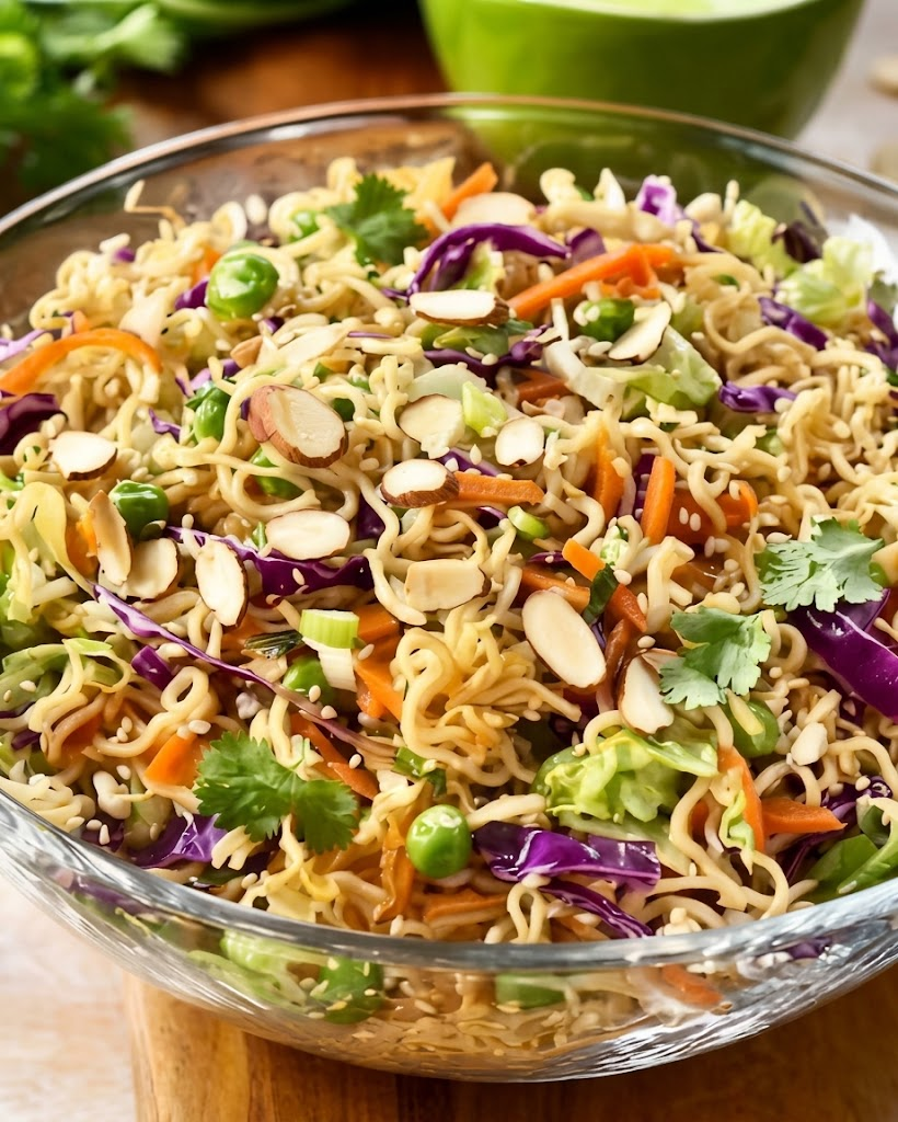 High-Protein Crunchy Sesame Noodle Salad