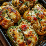 Cheesy Stuffed Bell Peppers