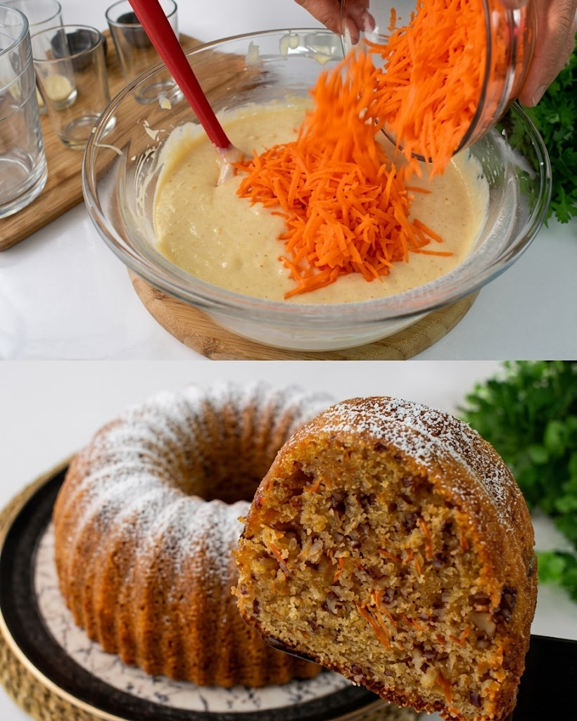 Oatmeal, Apple and Carrot High-Protein Bake