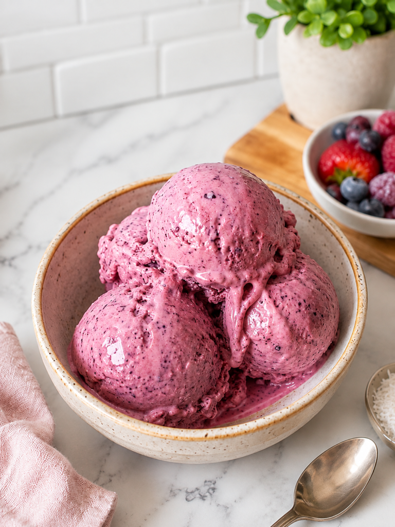 Mixed Berries Ice Cream