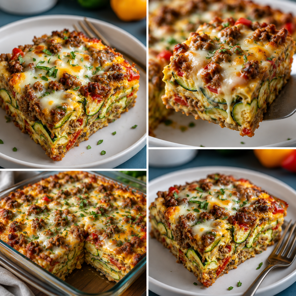 Anti-Inflammatory Zucchini Pizza Casserole