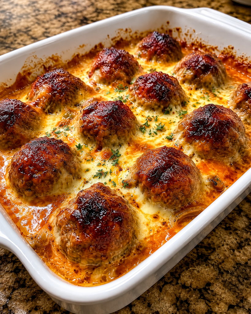 Vegan Quick French Onion Meatballs