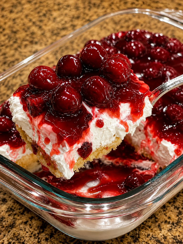 Vegan Cherries in the Snow Dessert
