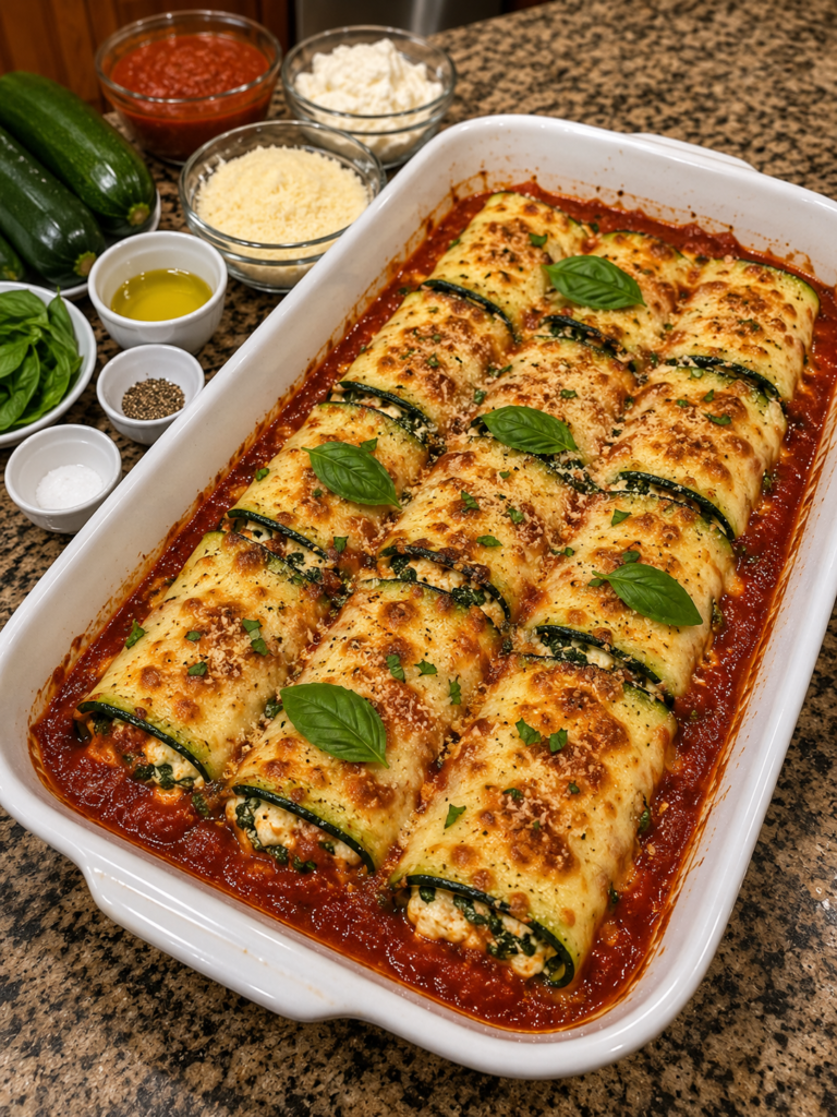 Vegan Zucchini Parmesan