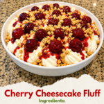 Low-Carb Cherry Cheesecake Fluff 🍒