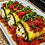 Vegan Grilled Zucchini Rollups