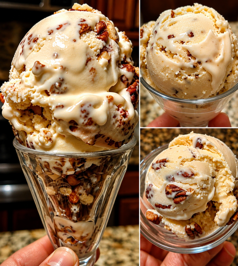 Vegan Pecan Butter Ice-Cream