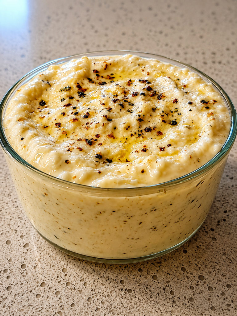 Homemade White Garlic Pizza Sauce