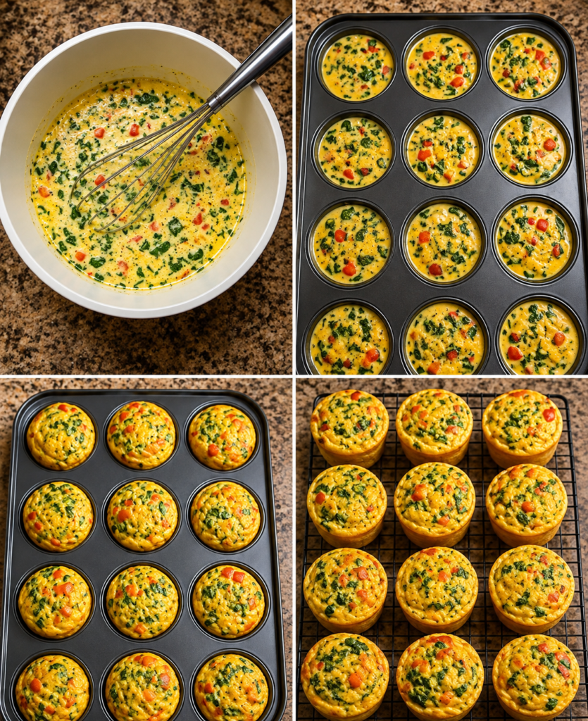 Vegan Chickpea Frittata Muffins 