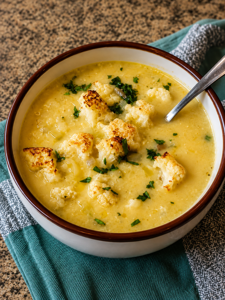 Vegan Cauliflower Soup
