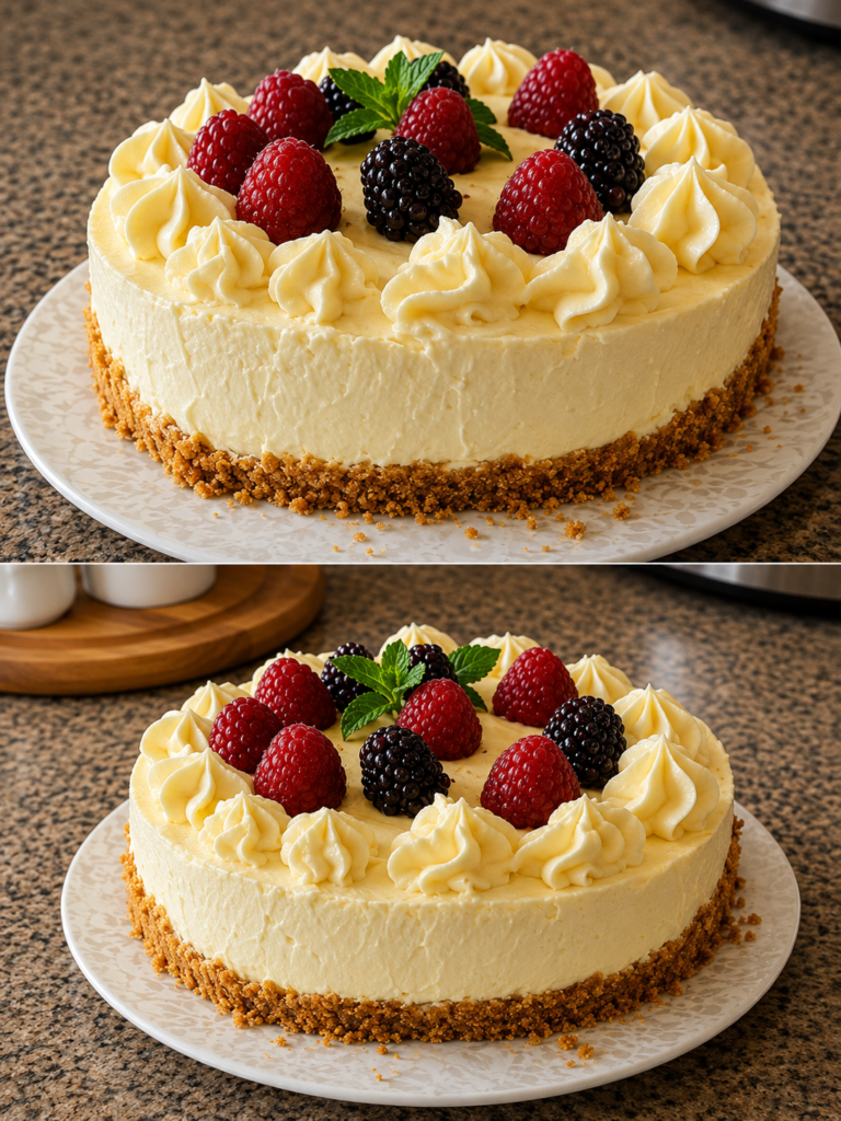 Vegan No-Bake Coconut Yogurt Cheesecake