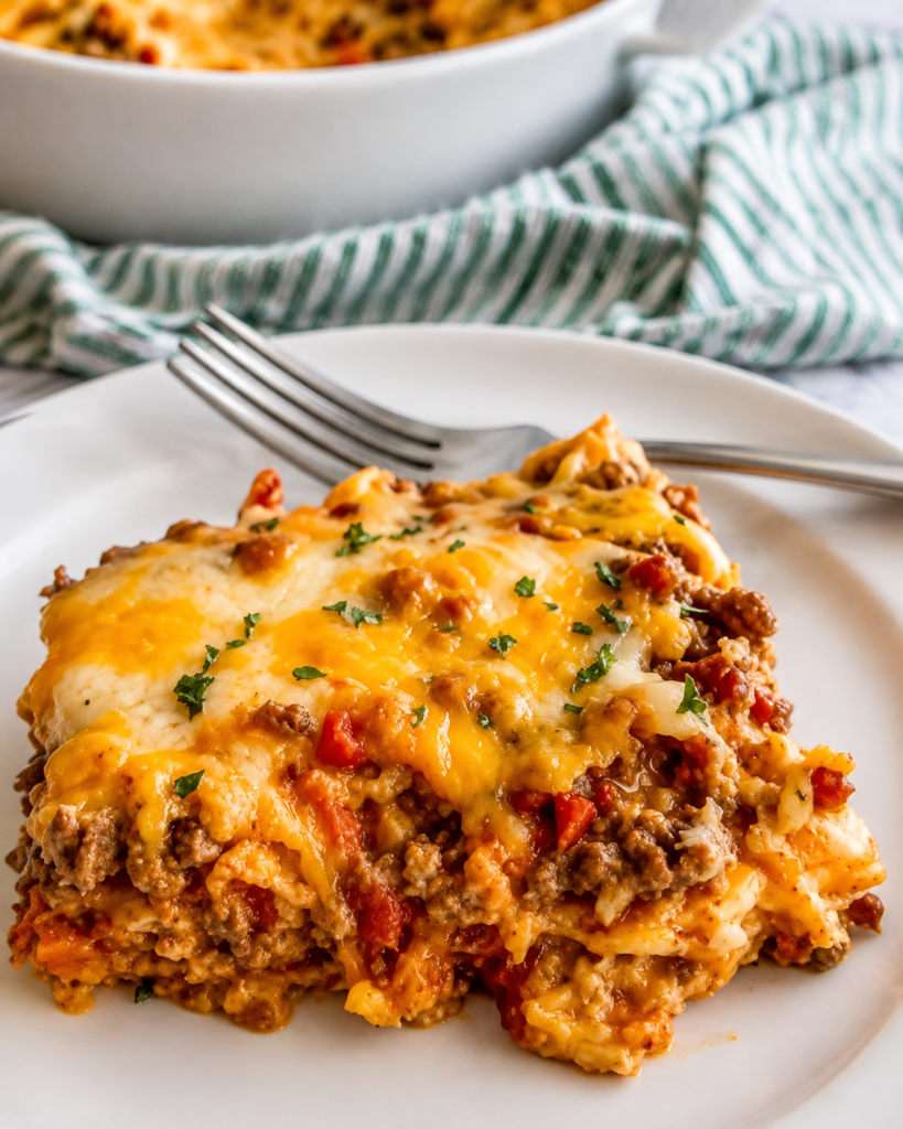 Cheesy Mexican Taco Casserole