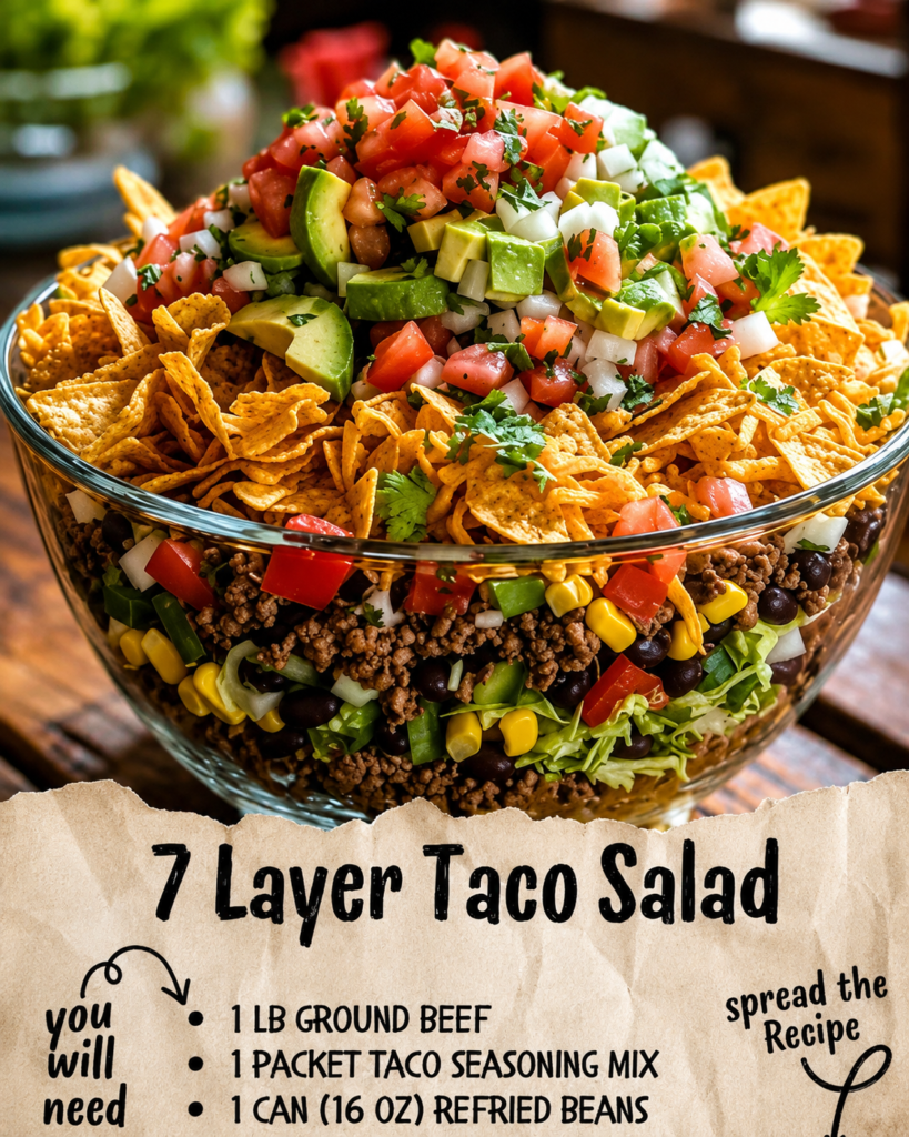 Low Carb 7 Layer Taco Salad Recipe