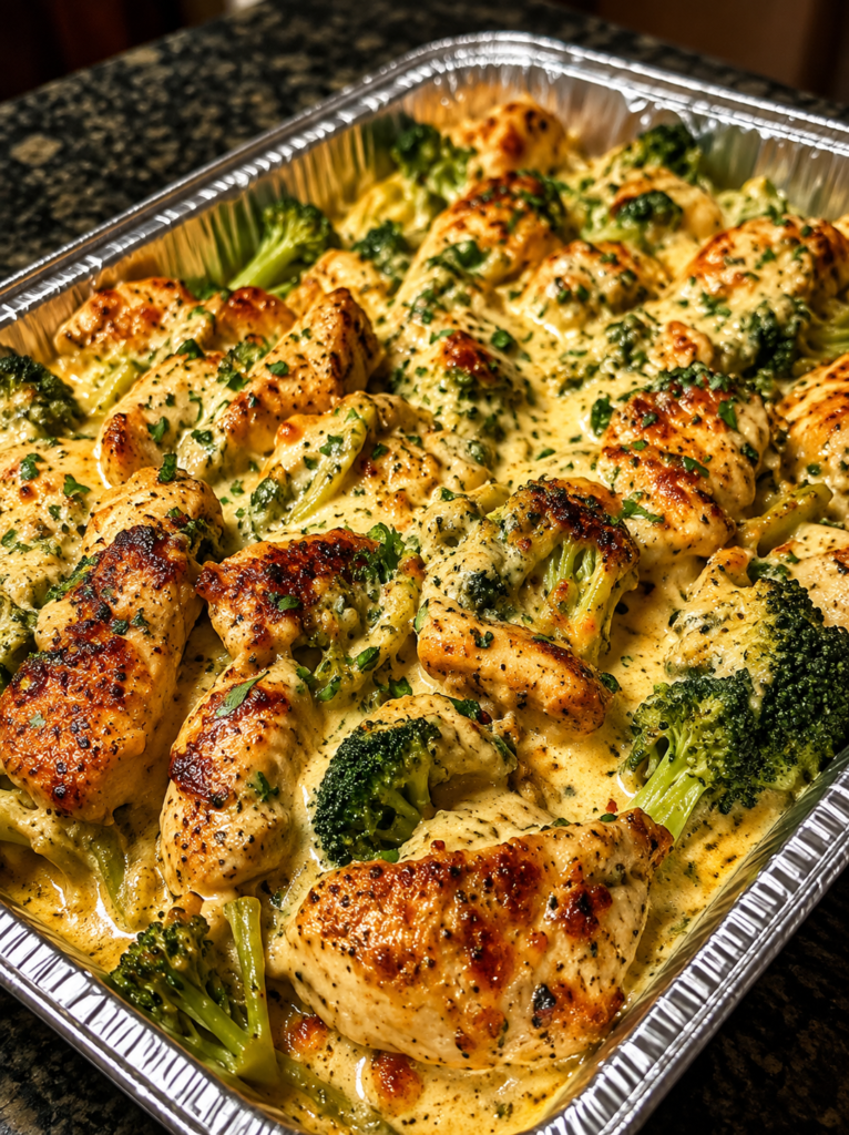 Creamy Chicken and Broccoli Bake Low Carb