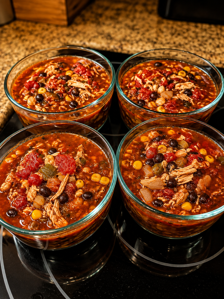 6-Can Taco Soup with Chicken