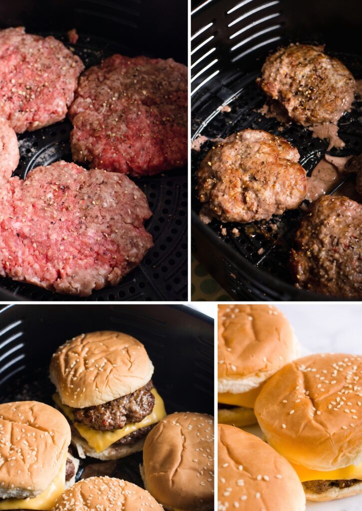 Air Fryer Burgers Recipe