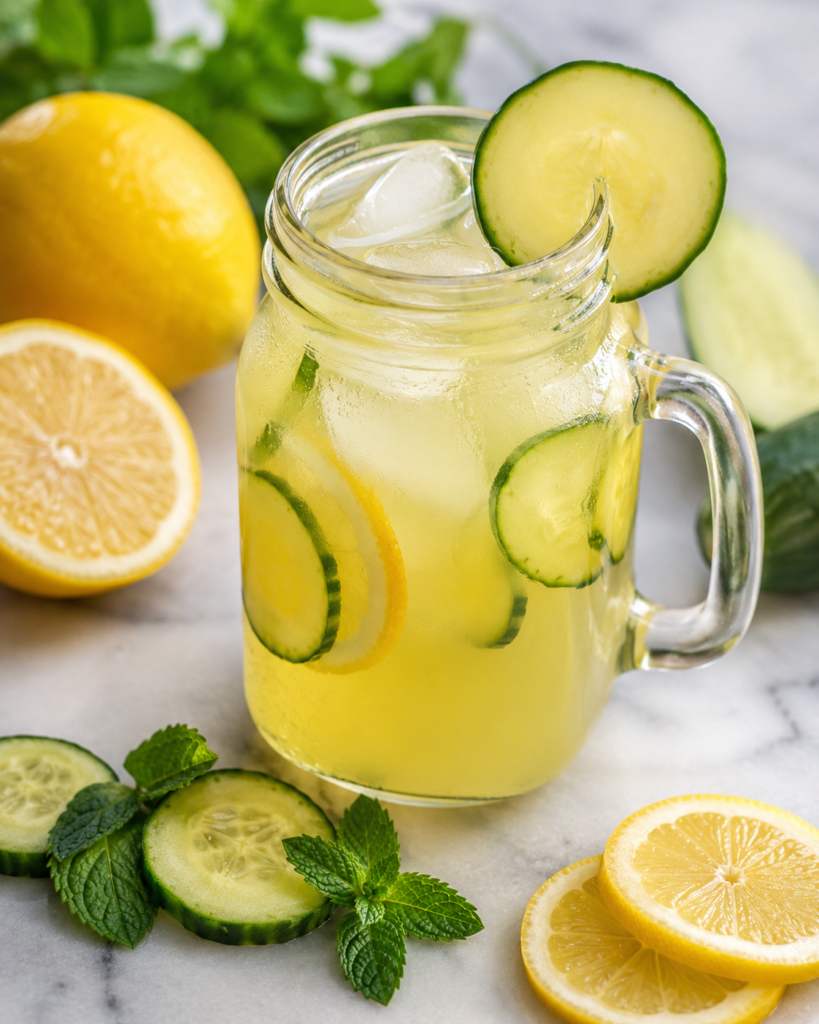 FRESH CUCUMBER LEMONADE