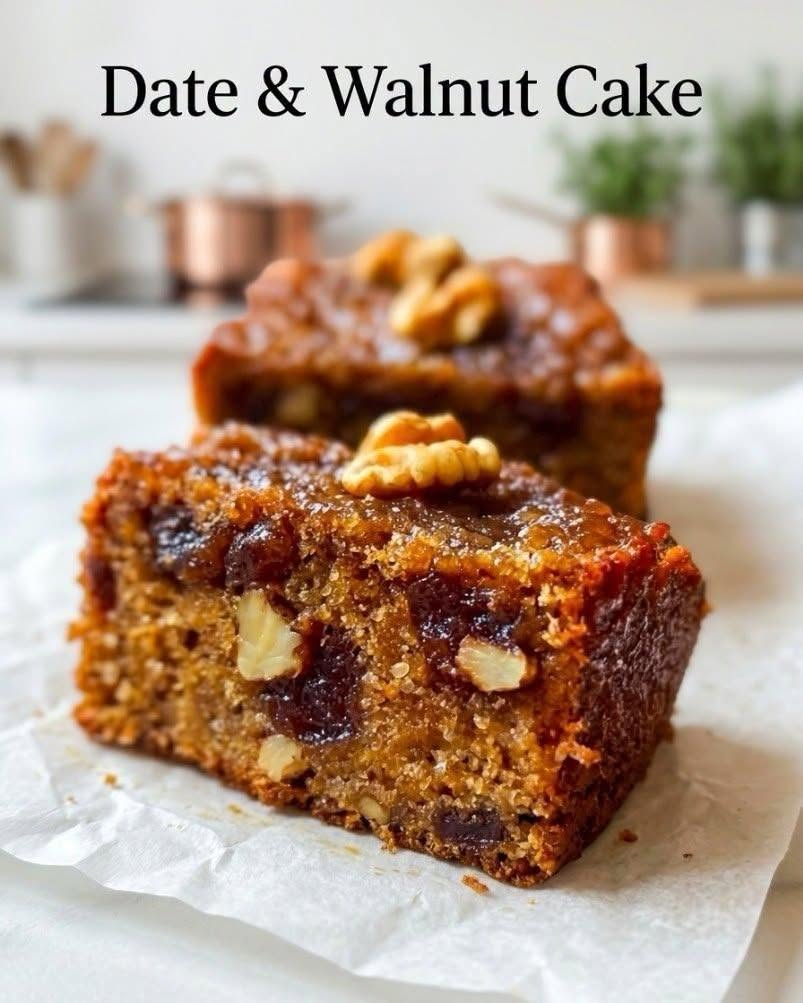 Date Walnut Cake