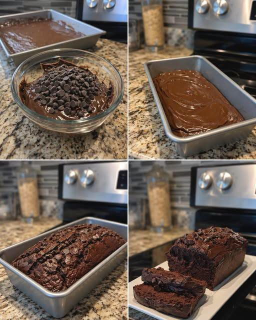 Fudgy Keto Double Chocolate Chip Loaf 🍫