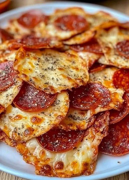 Air Fryer Pizza Chips