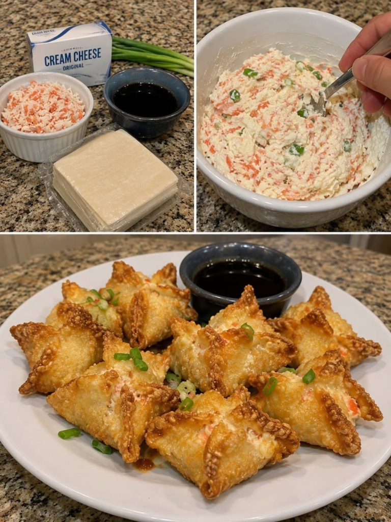 Air Fryer Crispy Crab Rangoon