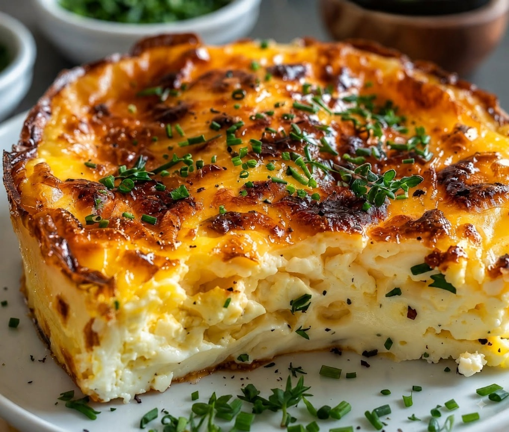 π§π Baked Macaroni & Cheese Pie