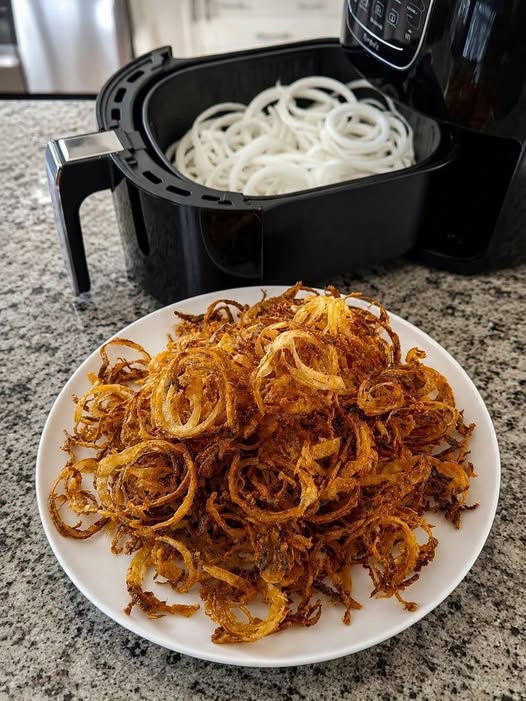 Air Fryer Crispy Fried Onions