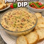 Keto Anti-Inflammatory Crock Pot Philly Cheesesteak Dip (High-Protein & Low-Carb)