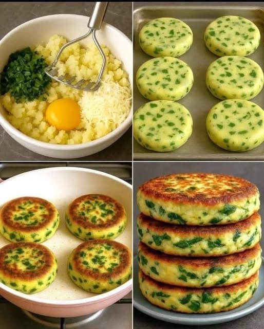 Spinach Potato Patties