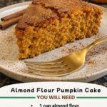 🎃🌰 Almond Flour Pumpkin Cake 🍁✨