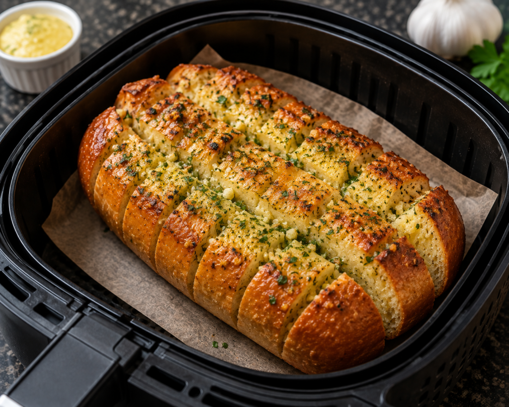 Air Fryer Garlic Bread