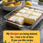 🍋 Lemon Creamy Bars (Low-Carb, Keto & High-Protein)