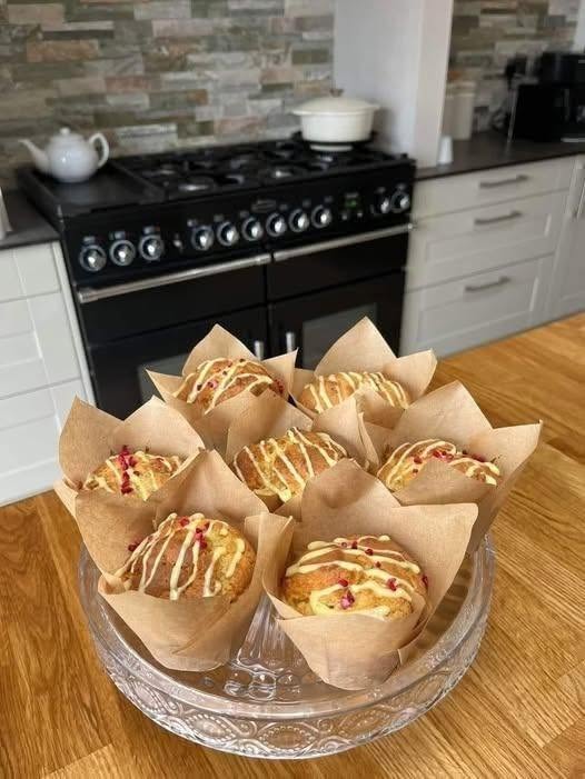 ππ©· Healthy Lemon Raspberry Protein Muffins