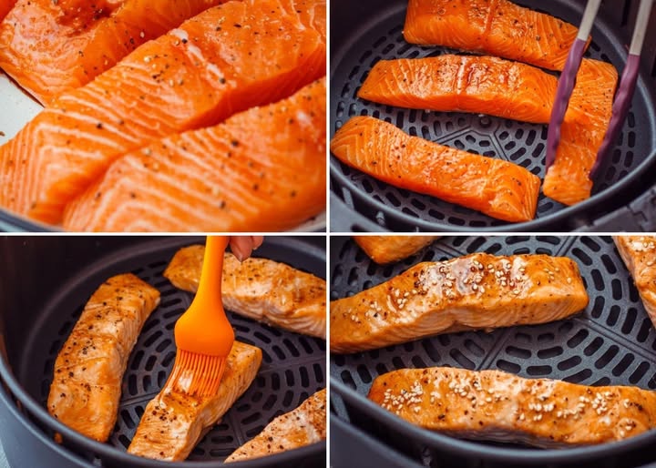 π Best Air Fryer Salmon Recipe (High-Protein, Low-Carb & Keto-Friendly)